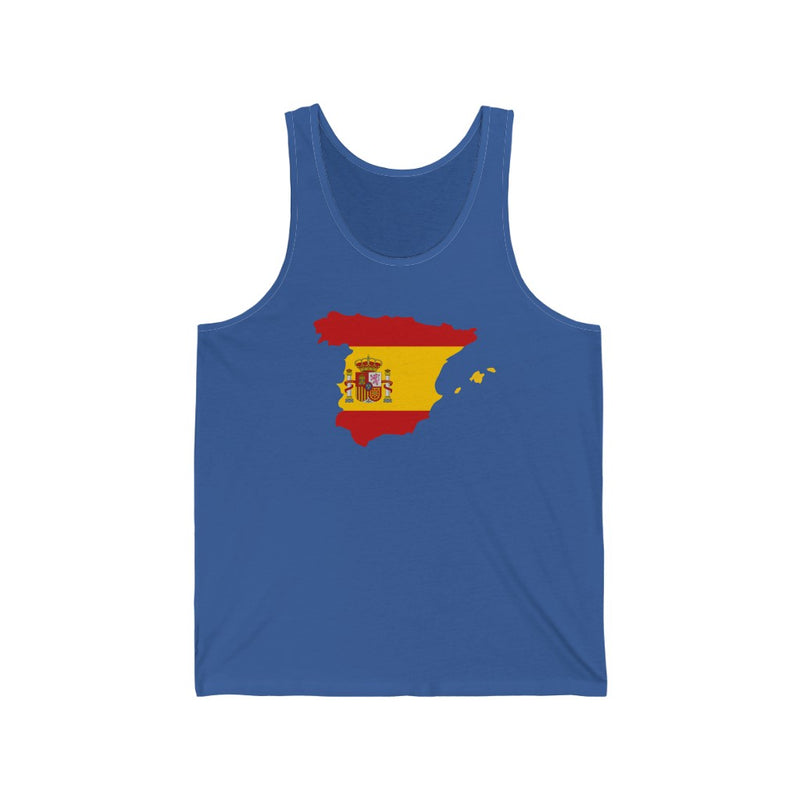 Women's Flag Map Tank Spain