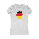 Women's Flag Map T-Shirt Germany