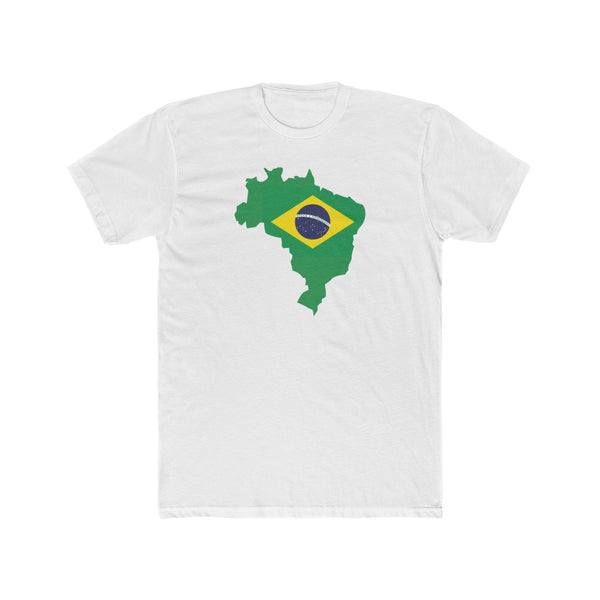 Men's Flag Map T-Shirt Brazil