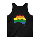 Men's Flag Map Home Pride Tank Australia