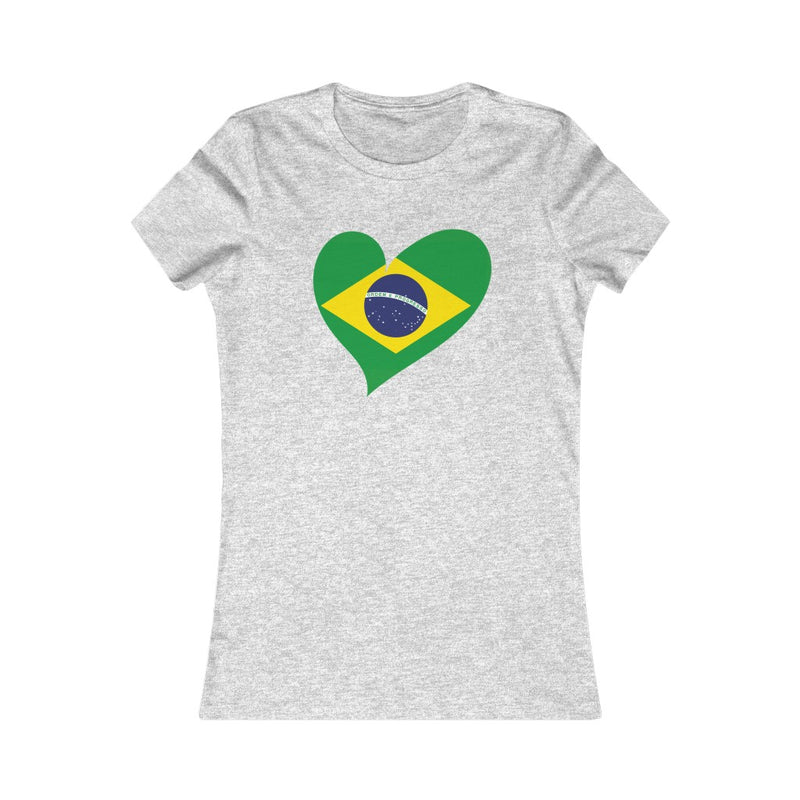 Women's Big Heart T-Shirt Brazil