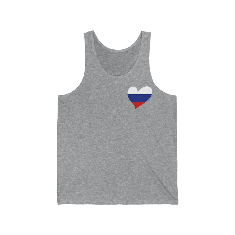 Women's Flag Heart Tank Russia