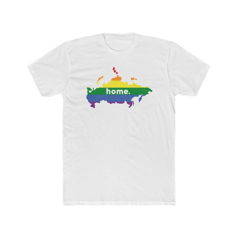 Men's Flag Map Home Pride T-Shirt Russia