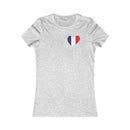 Women's Flag Heart T-Shirt France