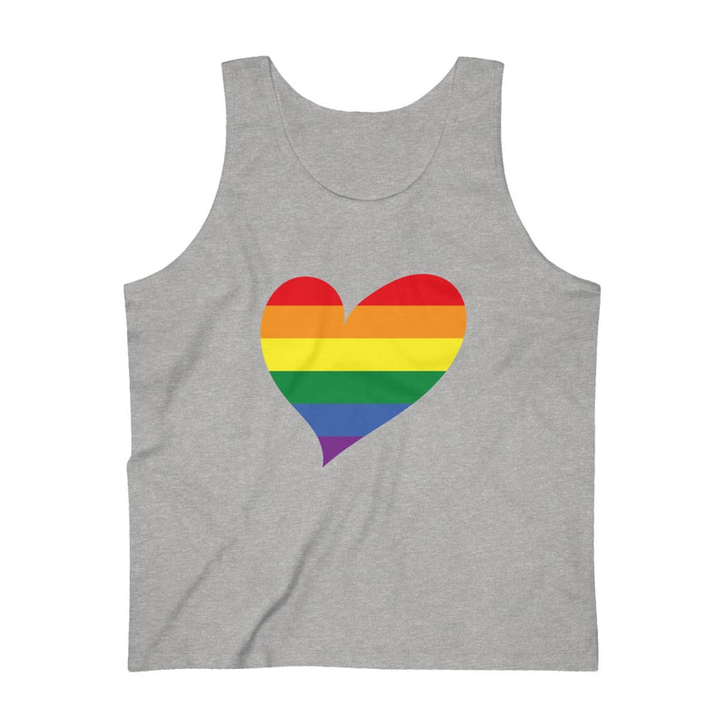 Men's Big Heart Tank Pride