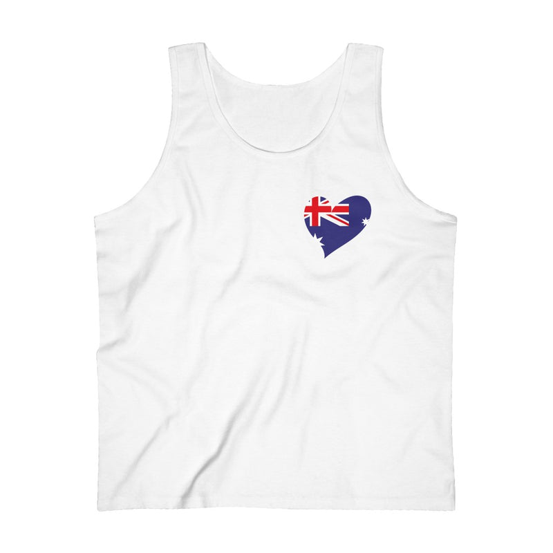 Men's Flag Heart Tank Australia