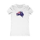 Women's Flag Map T-Shirt Australia