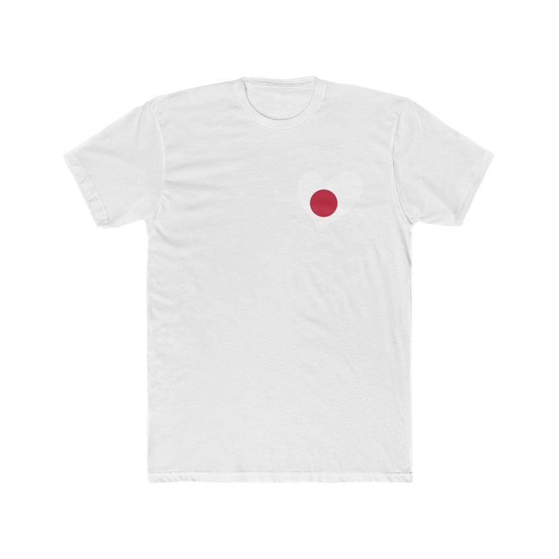 Men's Flag Heart T-Shirt Japan