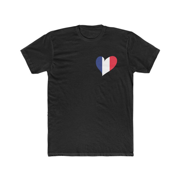 Men's Flag Heart T-Shirt France