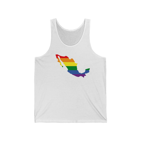 Women's Flag Map Pride Tank Mexico