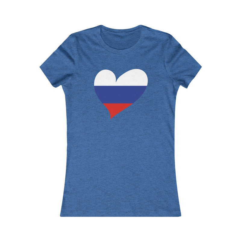 Women's Big Heart T-Shirt Russia