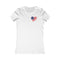 Women's Flag Heart T-Shirt USA