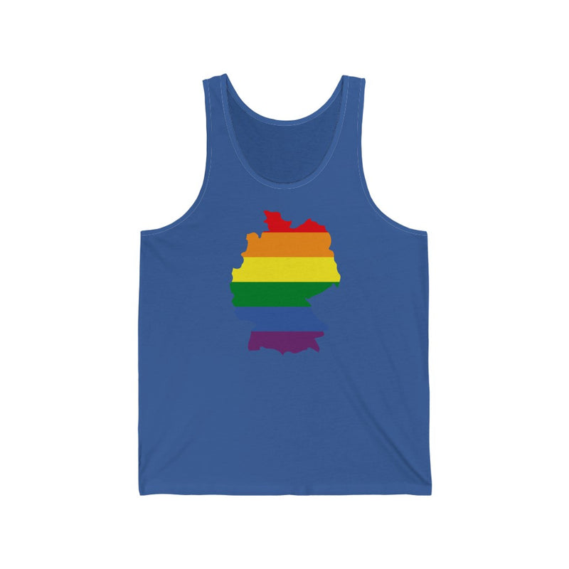 Women's Flag Map Pride Tank Germany