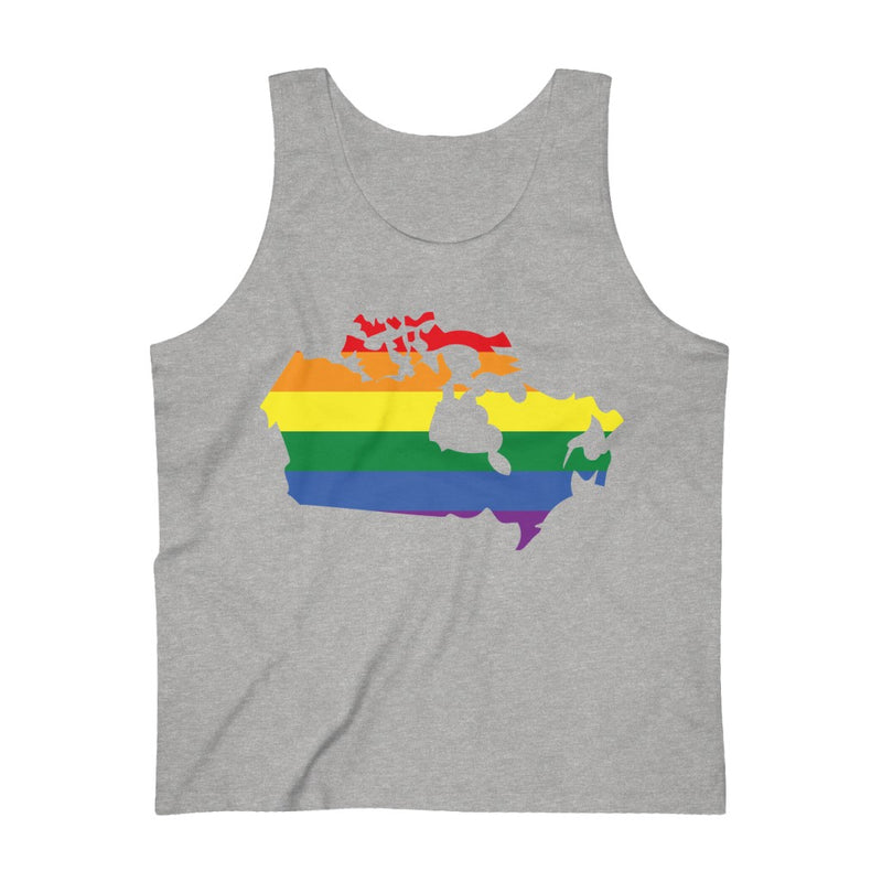 Men's Flag Map Pride Tank Canada