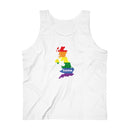 Men's Flag Map Home Pride Tank United Kingdom