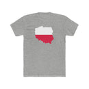 Men's Flag Map T-Shirt Poland