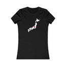 Women's Flag Map T-Shirt Japan