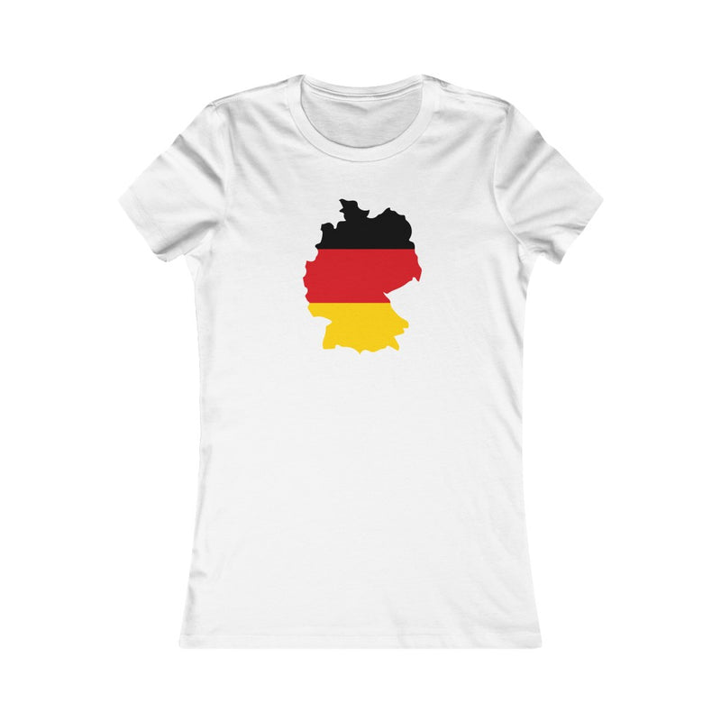 Women's Flag Map T-Shirt Germany