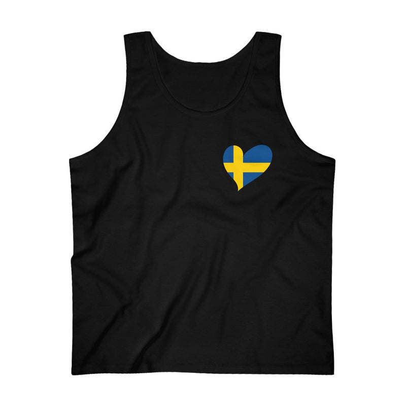 Men's Flag Heart Tank Sweden