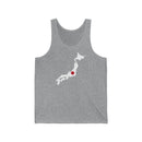 Women's Flag Map Tank Japan