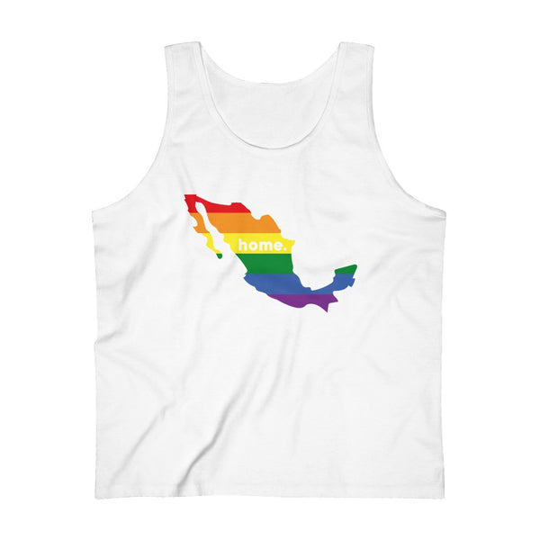 Men's Flag Map Home Pride Tank Mexico