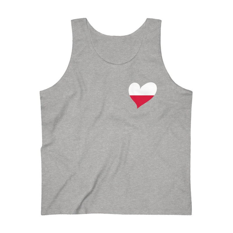 Men's Flag Heart Tank Poland