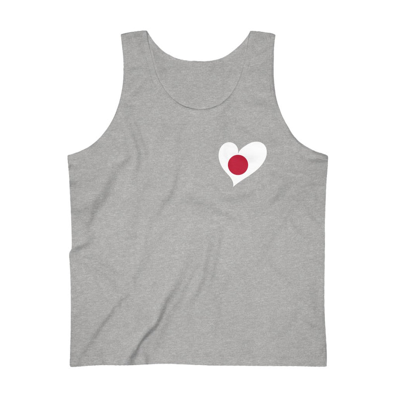 Men's Flag Heart Tank Japan