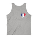 Men's Flag Heart Tank France