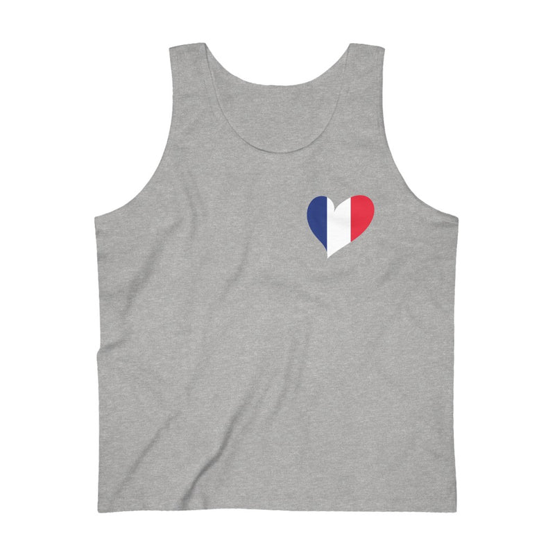 Men's Flag Heart Tank France