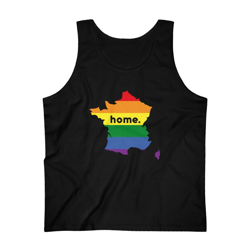 Men's Flag Map Home Pride Tank France