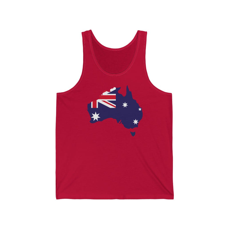 Women's Flag Map Tank Australia