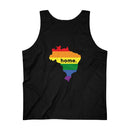 Men's Flag Map Home Pride Tank Brazil