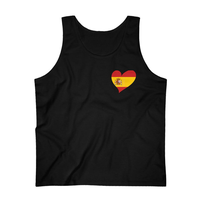 Men's Flag Heart Tank Spain