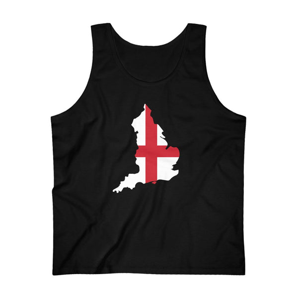 Men's Flag Map Tank England