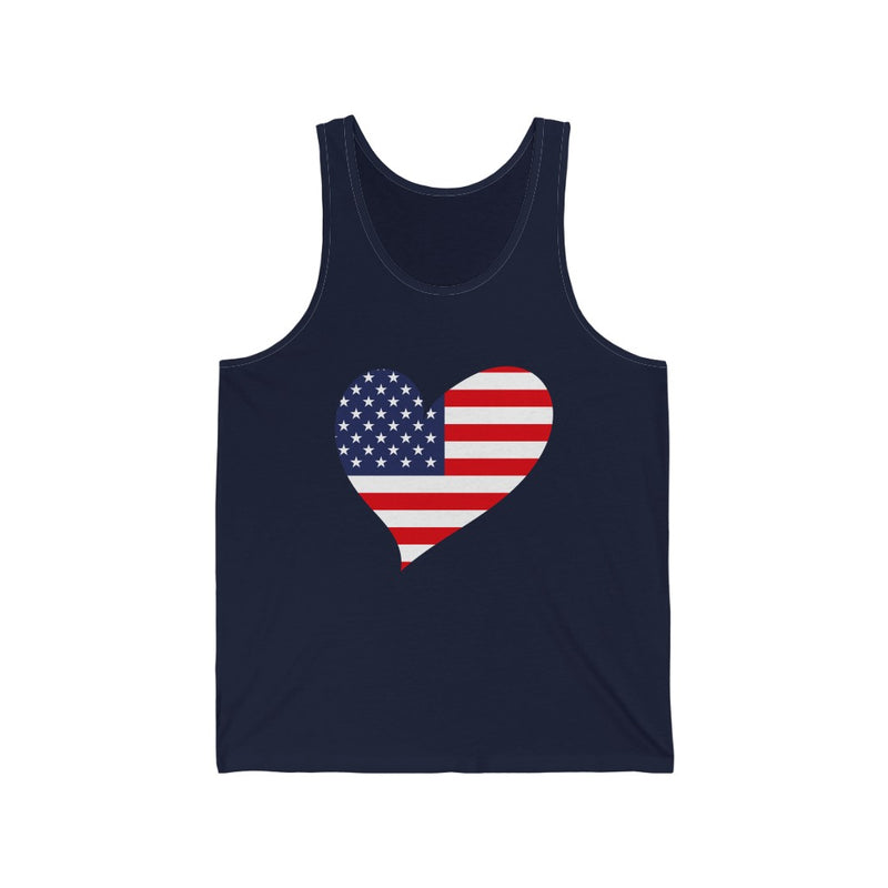 Women's Big Heart Tank USA