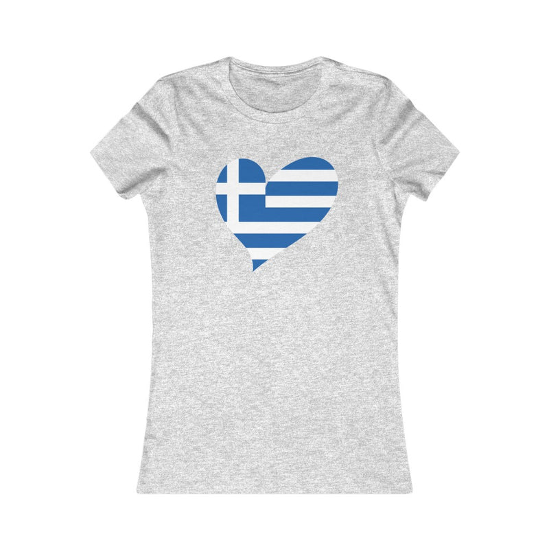 Women's Big Heart T-Shirt Greece