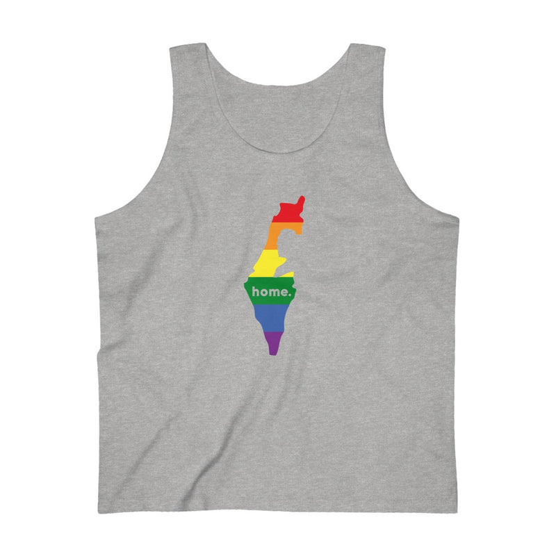 Men's Flag Map Home Pride Tank Israel