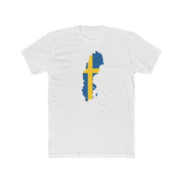 Men's Flag Map T-Shirt Sweden