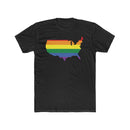 Men's Flag Map Pride T-Shirt USA