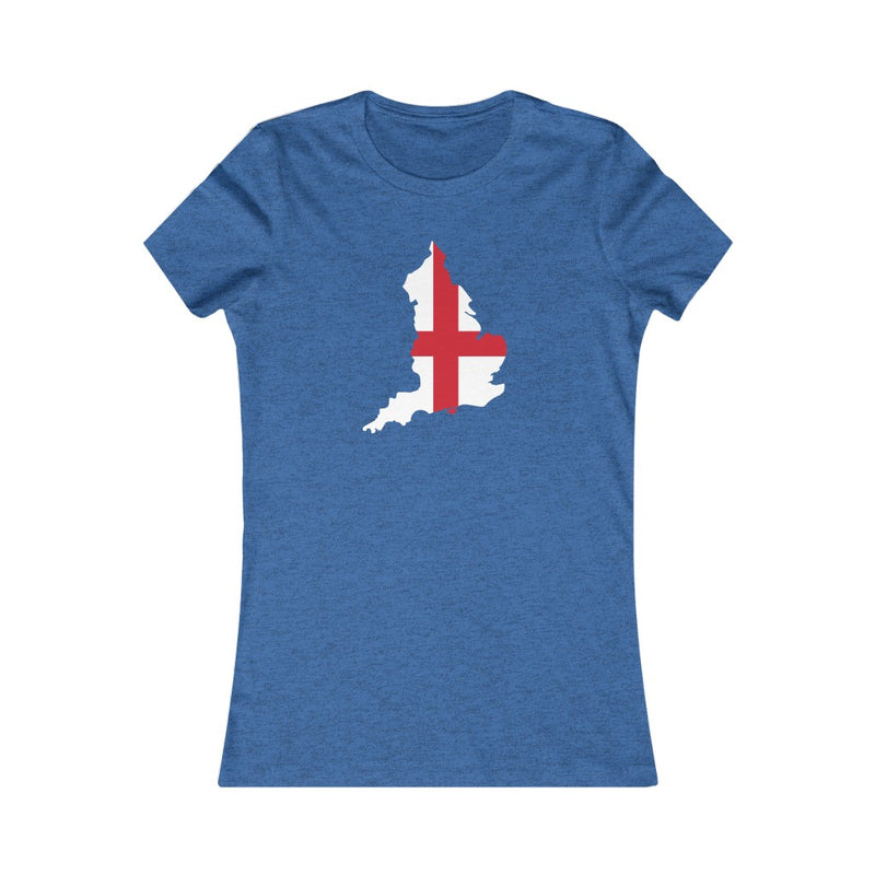 Women's Flag Map T-Shirt England