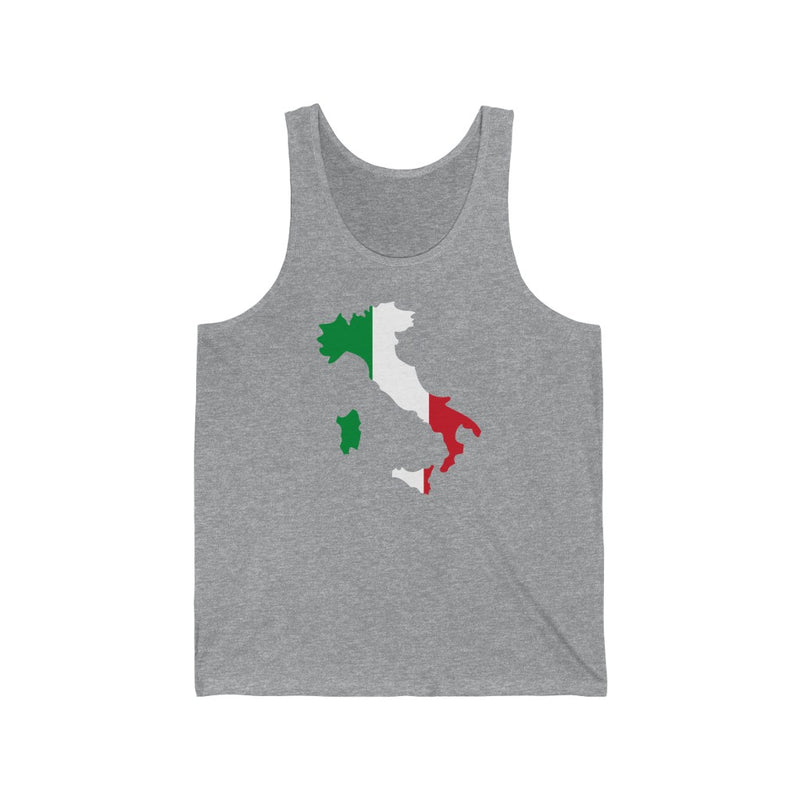 Women's Flag Map Tank Italy