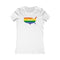 Women's Flag Map Home Pride T-Shirt USA