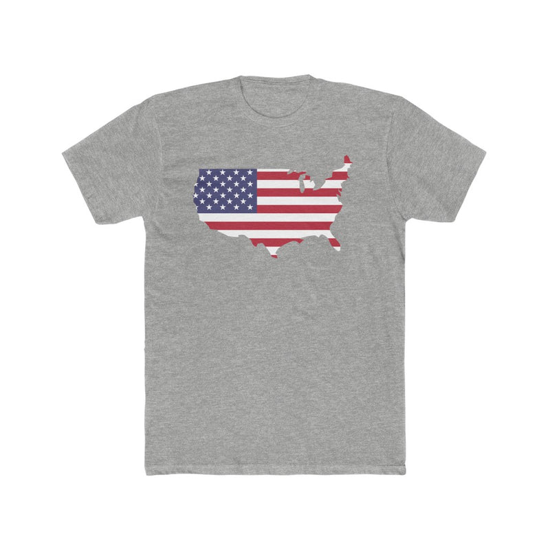 Men's Flag Map T-Shirt USA