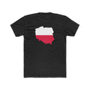 Men's Flag Map T-Shirt Poland