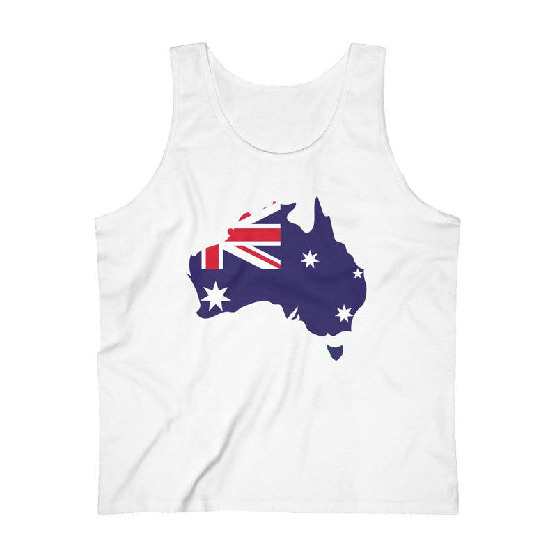 Men's Flag Map Tank Australia