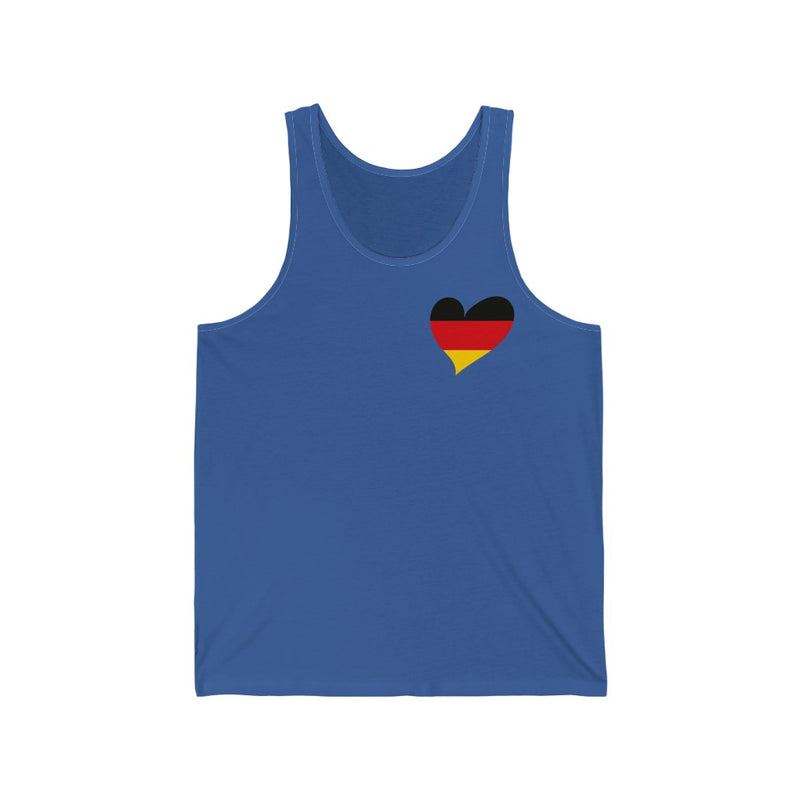 Women's Flag Heart Tank Germany