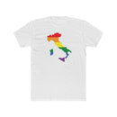 Men's Flag Map Pride T-Shirt Italy