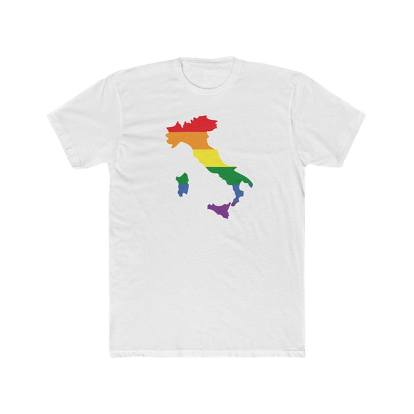 Men's Flag Map Pride T-Shirt Italy