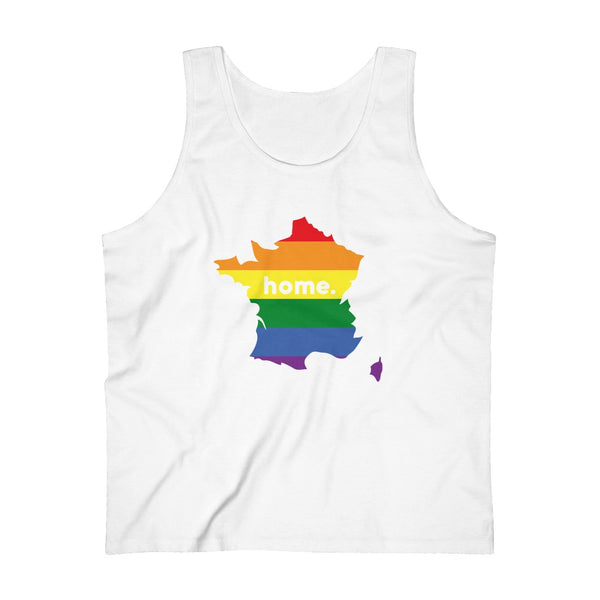 Men's Flag Map Home Pride Tank France