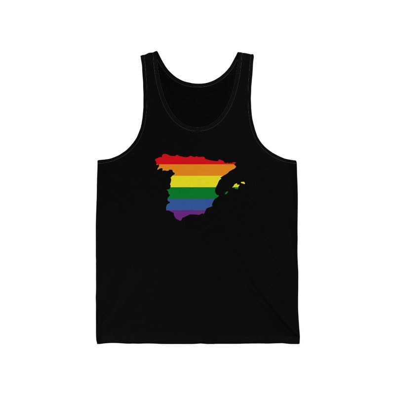 Women's Flag Map Pride Tank Spain